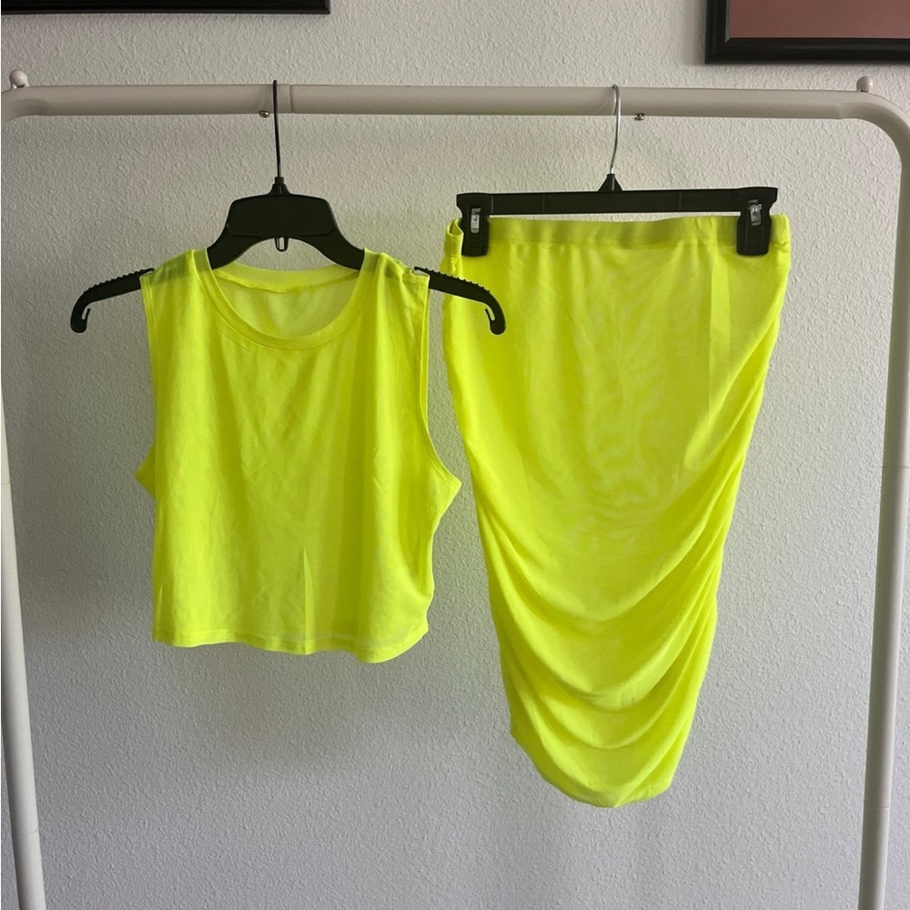 Bodycon Skirt and Halter top Set